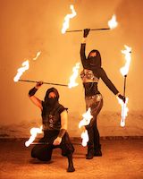 Show de fuego y show de led