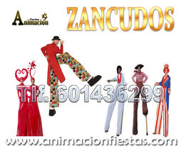 Zancudos, zancos, zanquistas