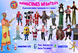 animador y payaso tate 