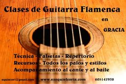 Clases de Guitarra Flamenca - Gracia