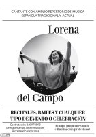 Lorena del Campo. Recitales, bailes, eventos...