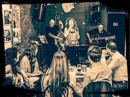 The white jazz trio ..........