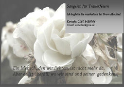 Sängerin Beerdigung
