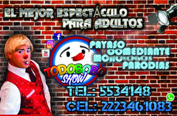 payaso en puebla todobobo show