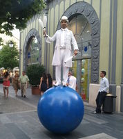 Equilibrista en bola