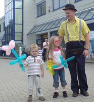 Ballon-Modelleur und Animateur