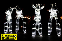 Zancos con LEDS
