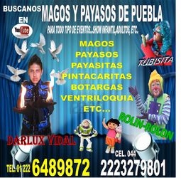 magos y payasos de puebla 