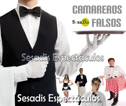 camareros falsos, bromas