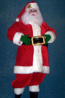 Botarga personaje Santa Claus