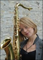 Lounge Jazz Duo Saxophonist in Sängerin Pianist