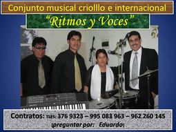 Conjunto musical criollo e int