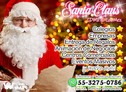 SANTA CLAUS para ANIMACIONES Y
