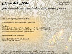 Clases de danza oriental y gru