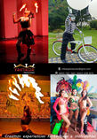 Robot leds, Show de fuego, Zan foto 1