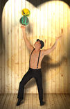 Malabarista Isidro juggler foto 1