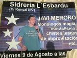 javi meroño en sidreria l'esbardu